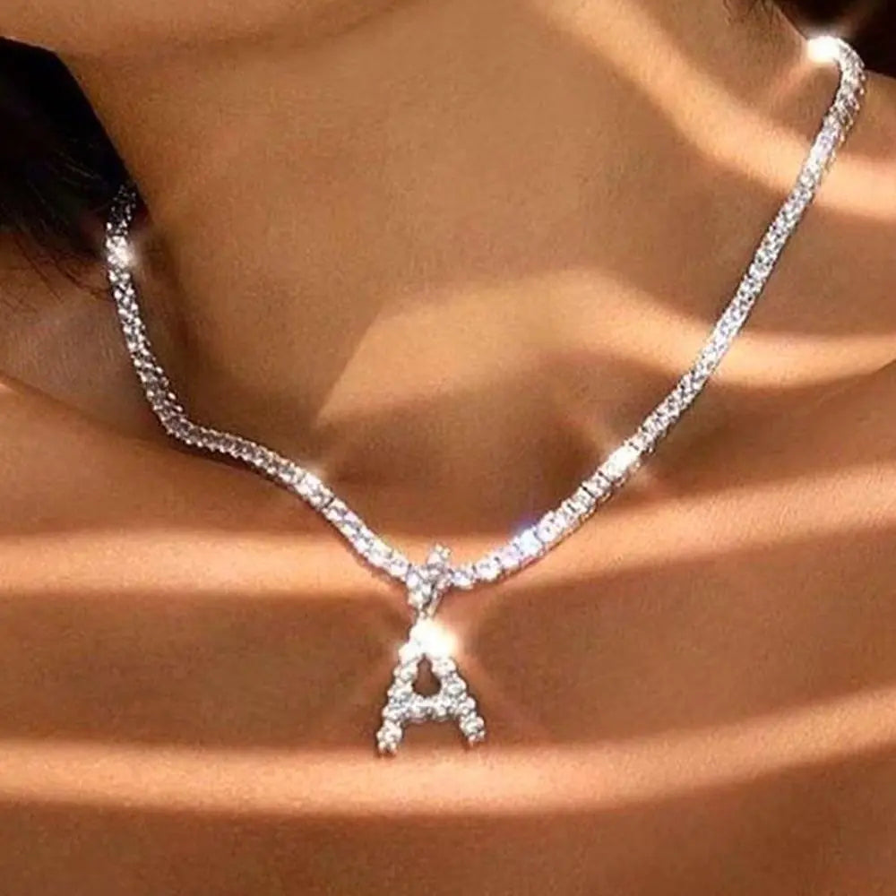 Fashionable Personalized Women's Full Diamond Necklaces