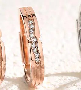 Minimalist and Versatile Couples' Rings Design