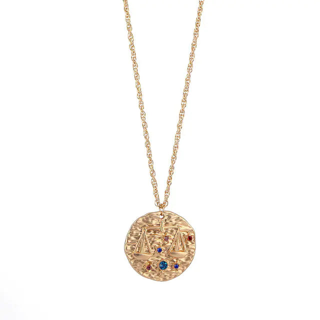 12 Zodiac Sign Necklaces and Pendants Collection