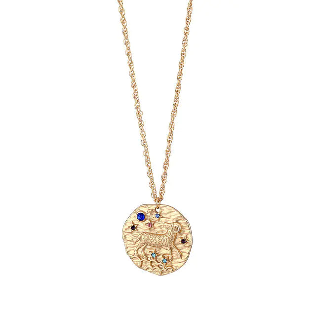 12 Zodiac Sign Necklaces and Pendants Collection